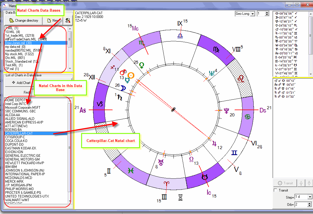 7 Types Of Natal Charts 